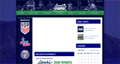 Desktop Screenshot of leahisoccerclub.com
